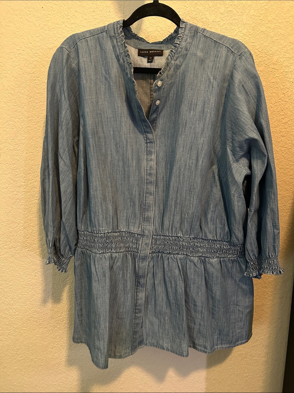 Lane Bryant Light Wash Denim Top